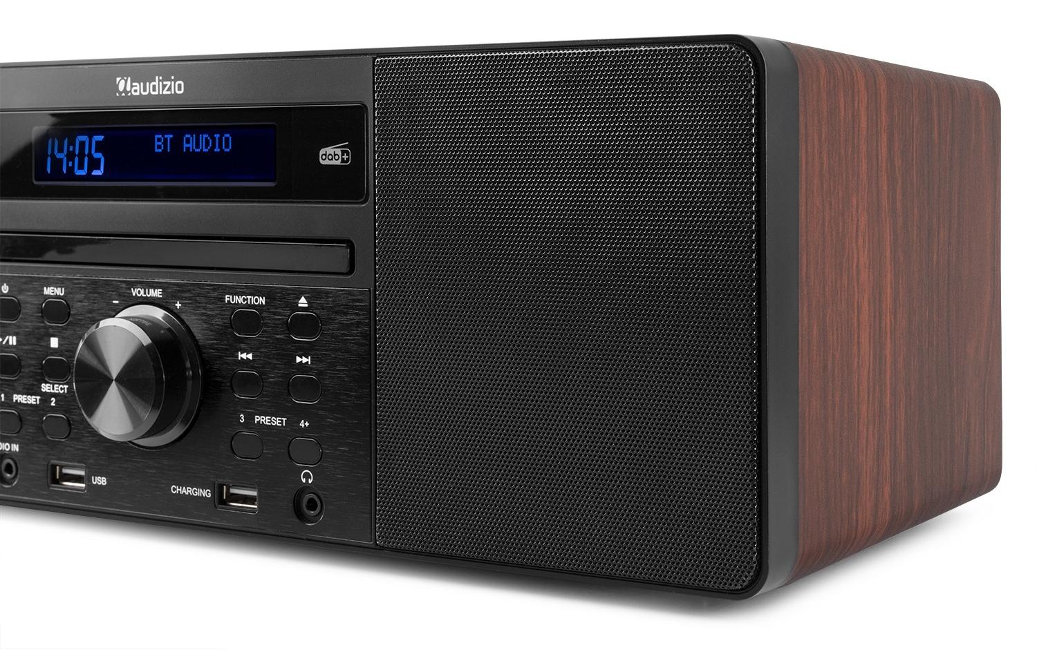Radio/CD-Player Prato Dunkelbraun<br>DAB+ Radio mit CD-Player