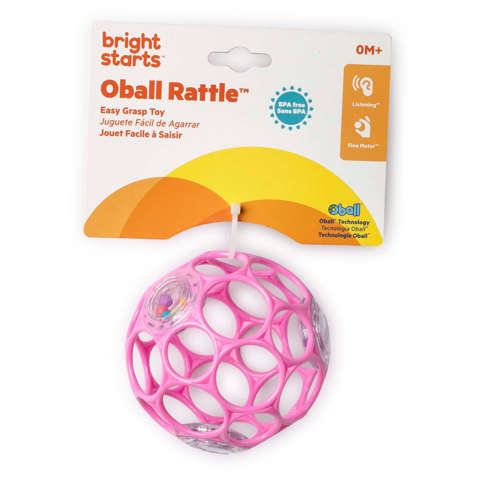 Oball Rattle - ronde rammelaar multi - shop nu - Prénatal