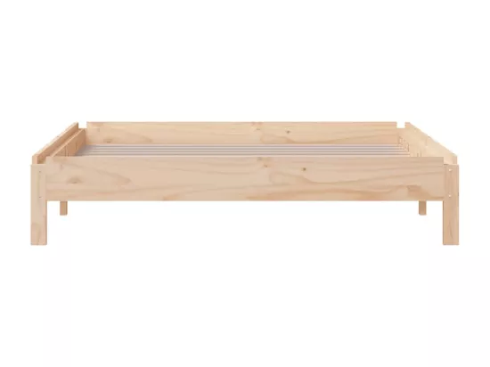 Lit empilable 80x200 cm Bois de pin massif