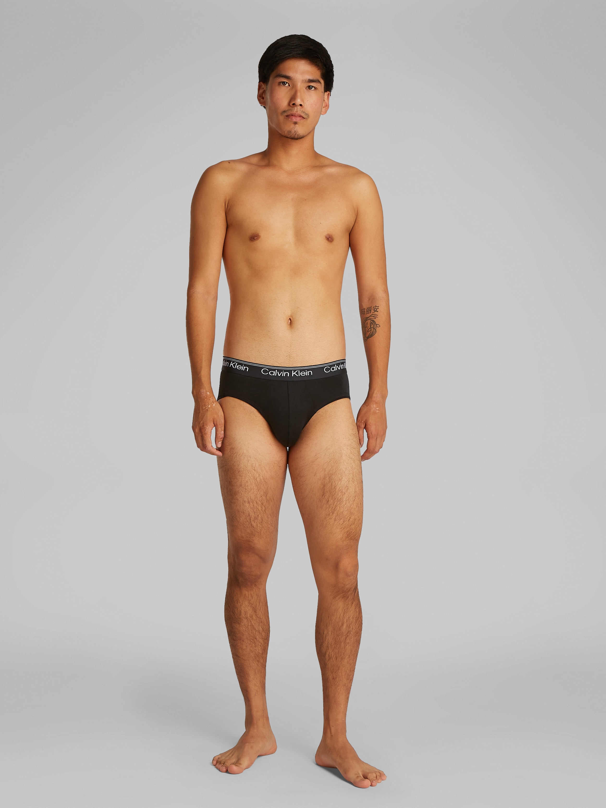 Calvin Klein Underwear Hipster »HIP BRIEF 3PK«, 3er-Packer Packung, mit Logo-Elastikbund