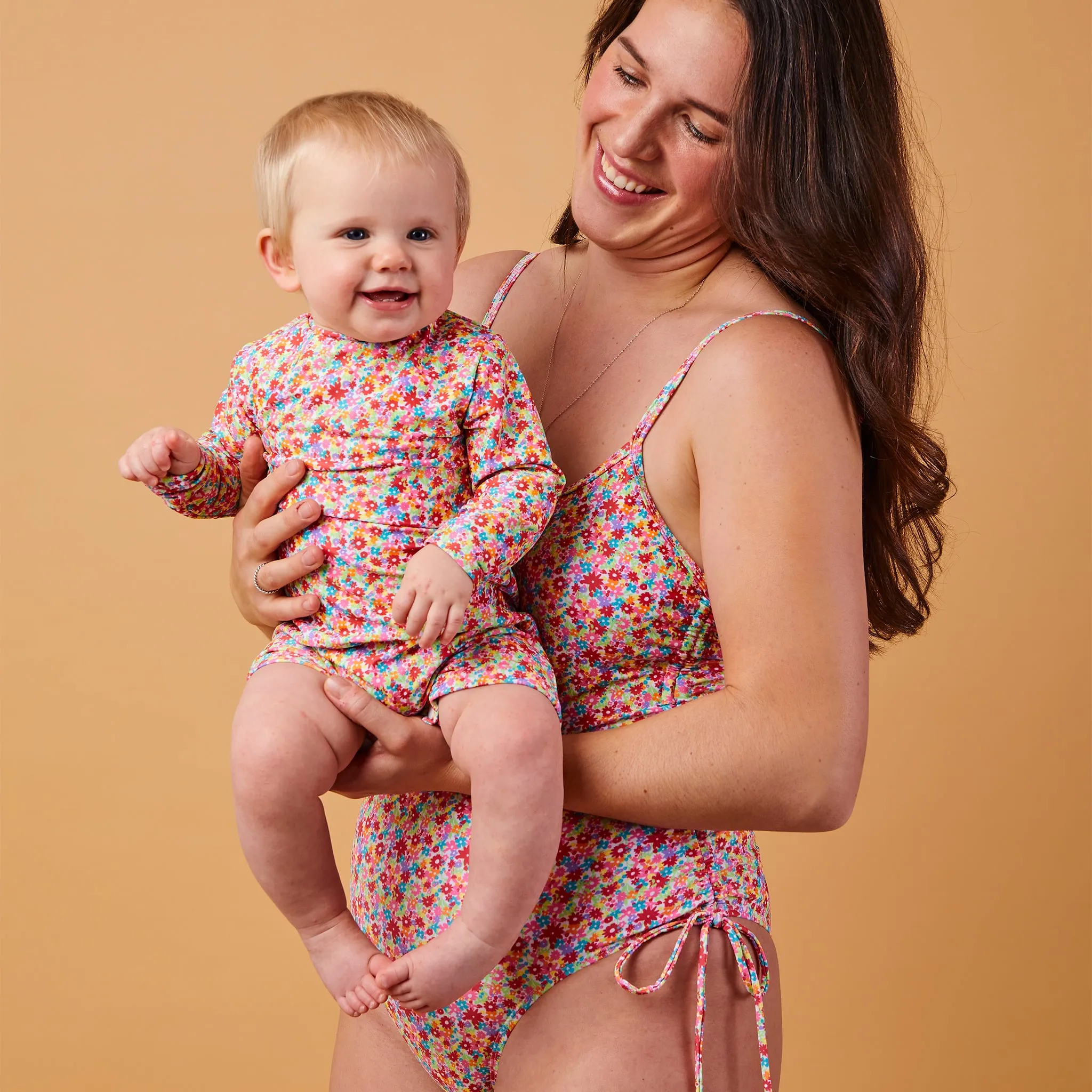 Nana The Brand Maillot UV Manches Longues Floral 3-24mois