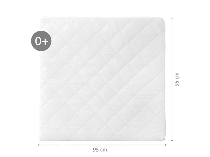roba Laufgittermatte quadratisch 100 x 100 cm Gesteppte Laufgittermatratze