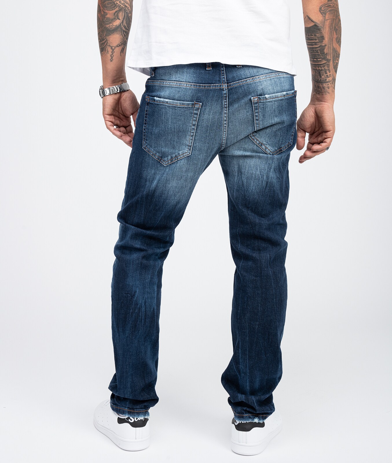 Rock Creek Jeans Regular Fit Used-Look
