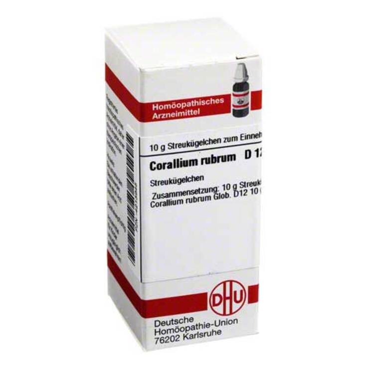 DHU Corallium rubrum D 12 Globuli, 10 g