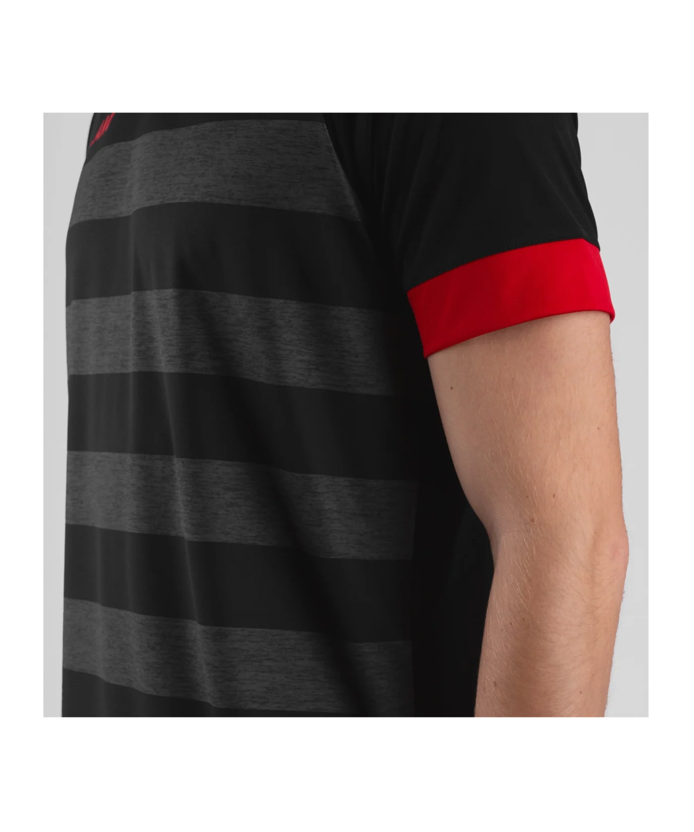 JAKO Celtic Melange KA Trikot Schwarz Rot F809