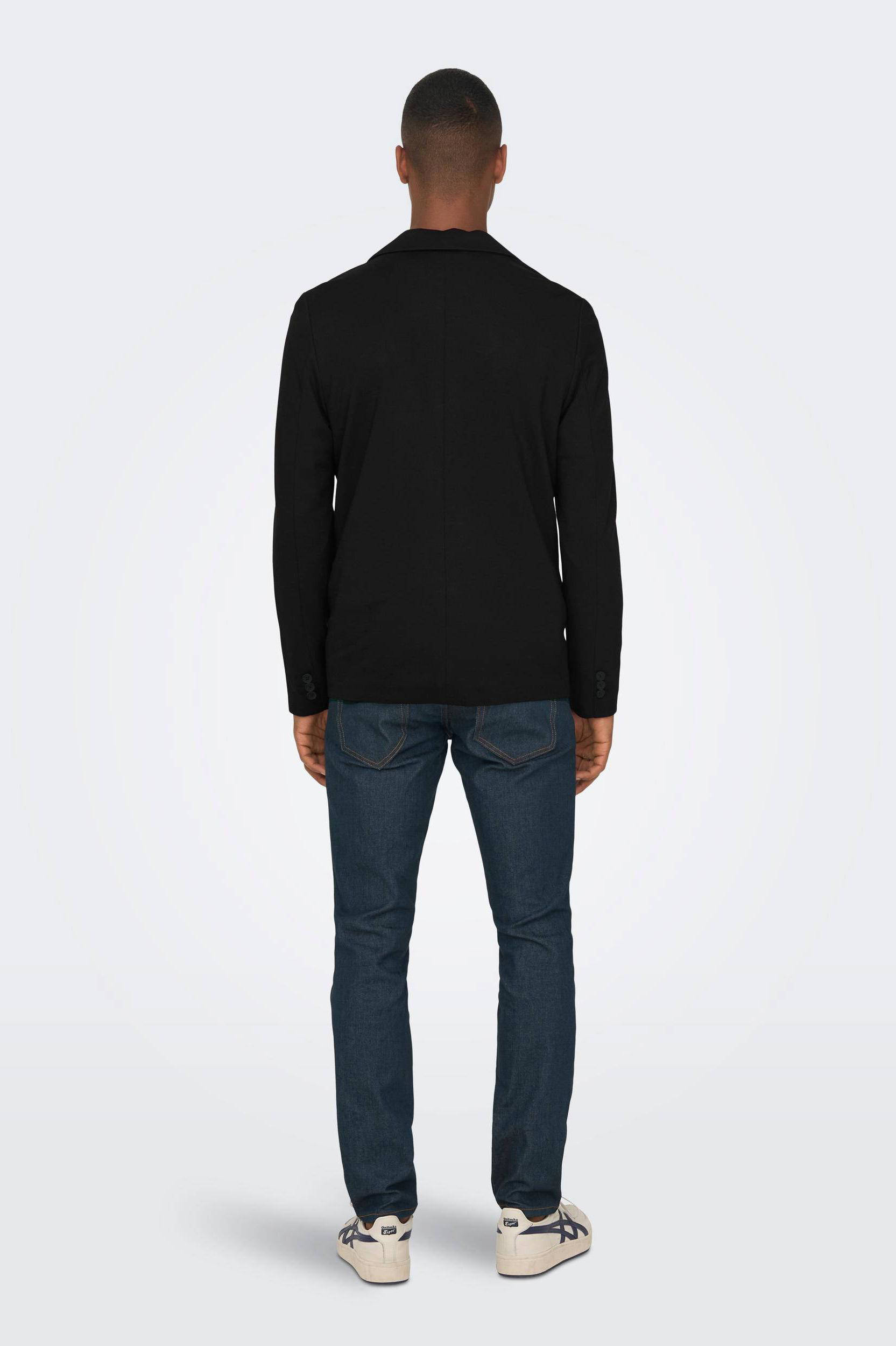 ONLY & SONS slim fit colbert ONSMARK zwart