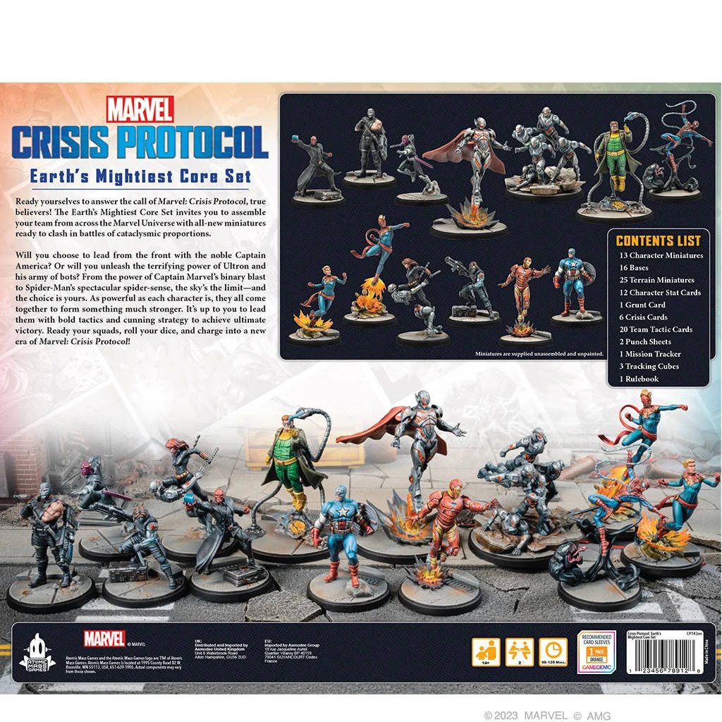 Marvel Crisis Protocol : Boîte de Base - Les Plus Puissants de la Terre