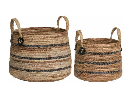 Erba paniers set de 2 naturel.
