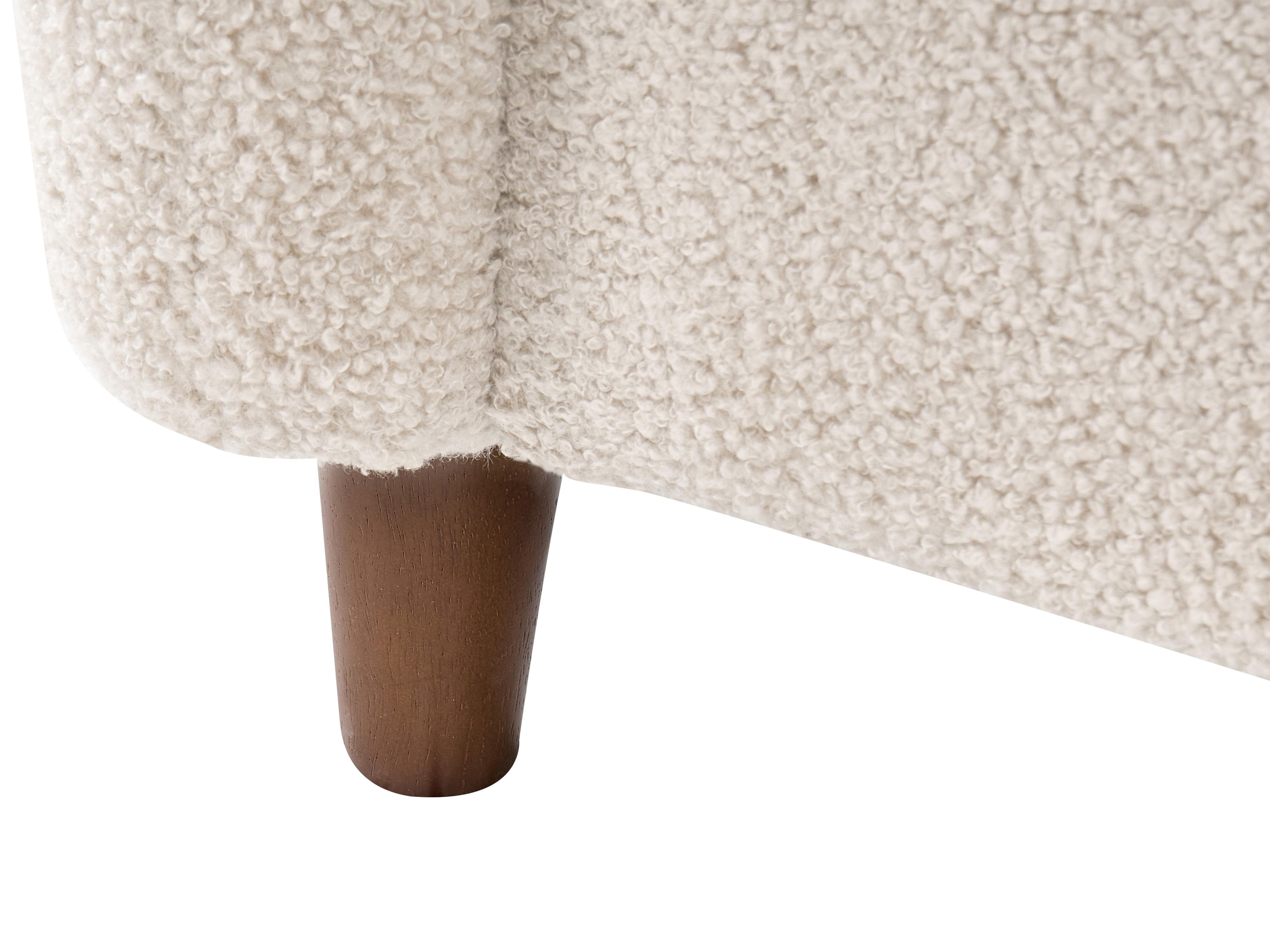 Bank 3-zits MARE Bouclé Beige