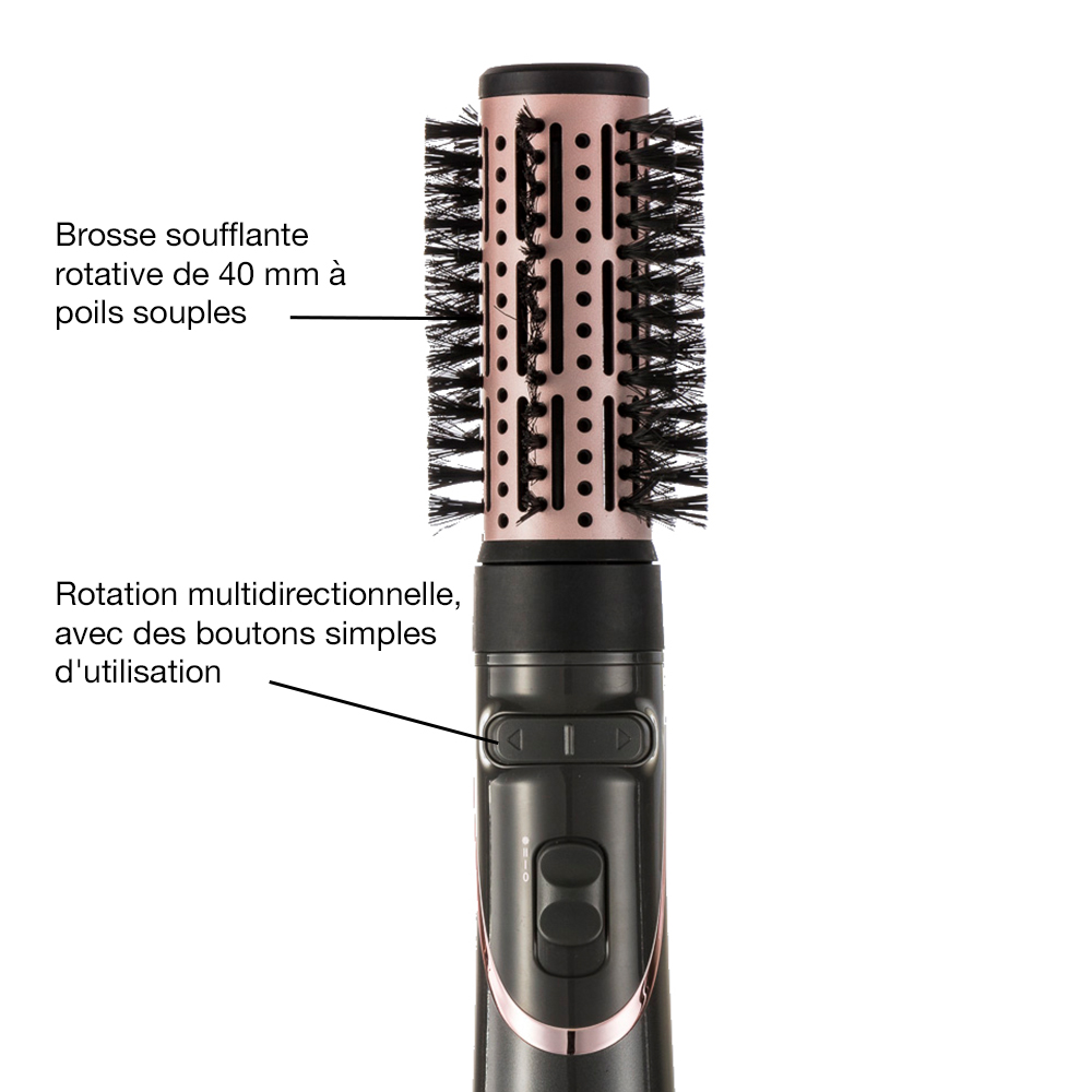 Brosse soufflante rotative Curl & Straight Confidence
