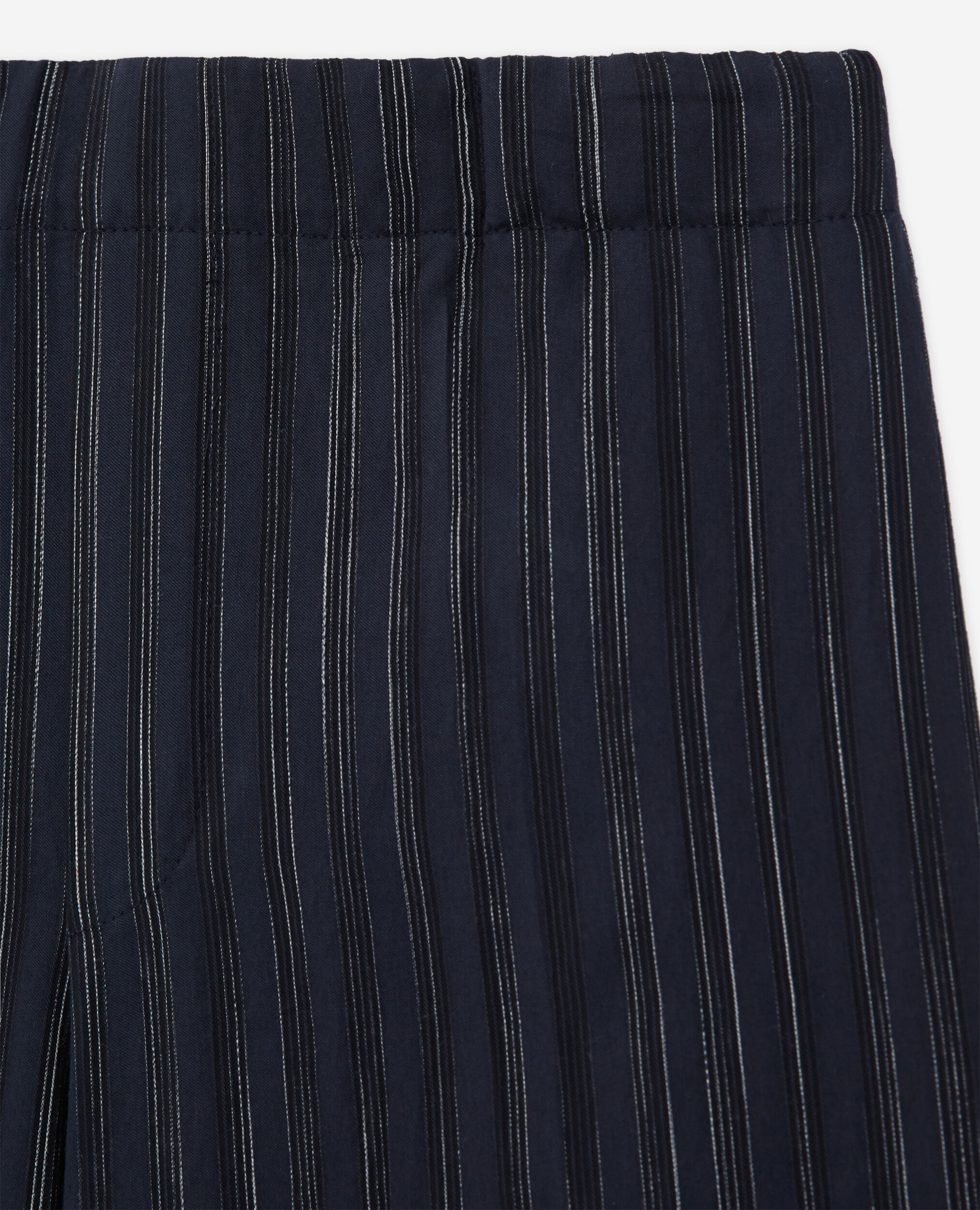 Pantalon à rayures bleu marine