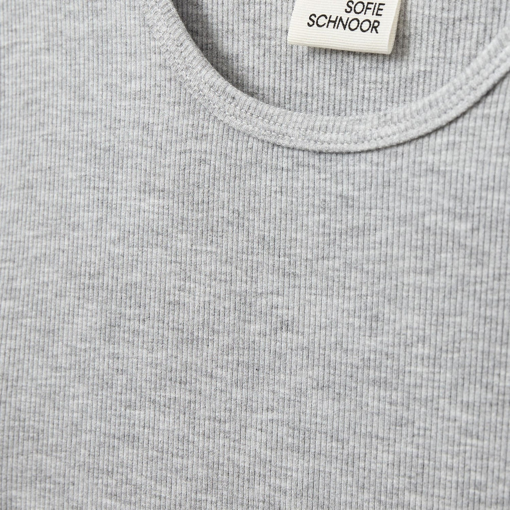 Køb Sofie Schnoor Grey Mel Nataliasy Rib T-shirt