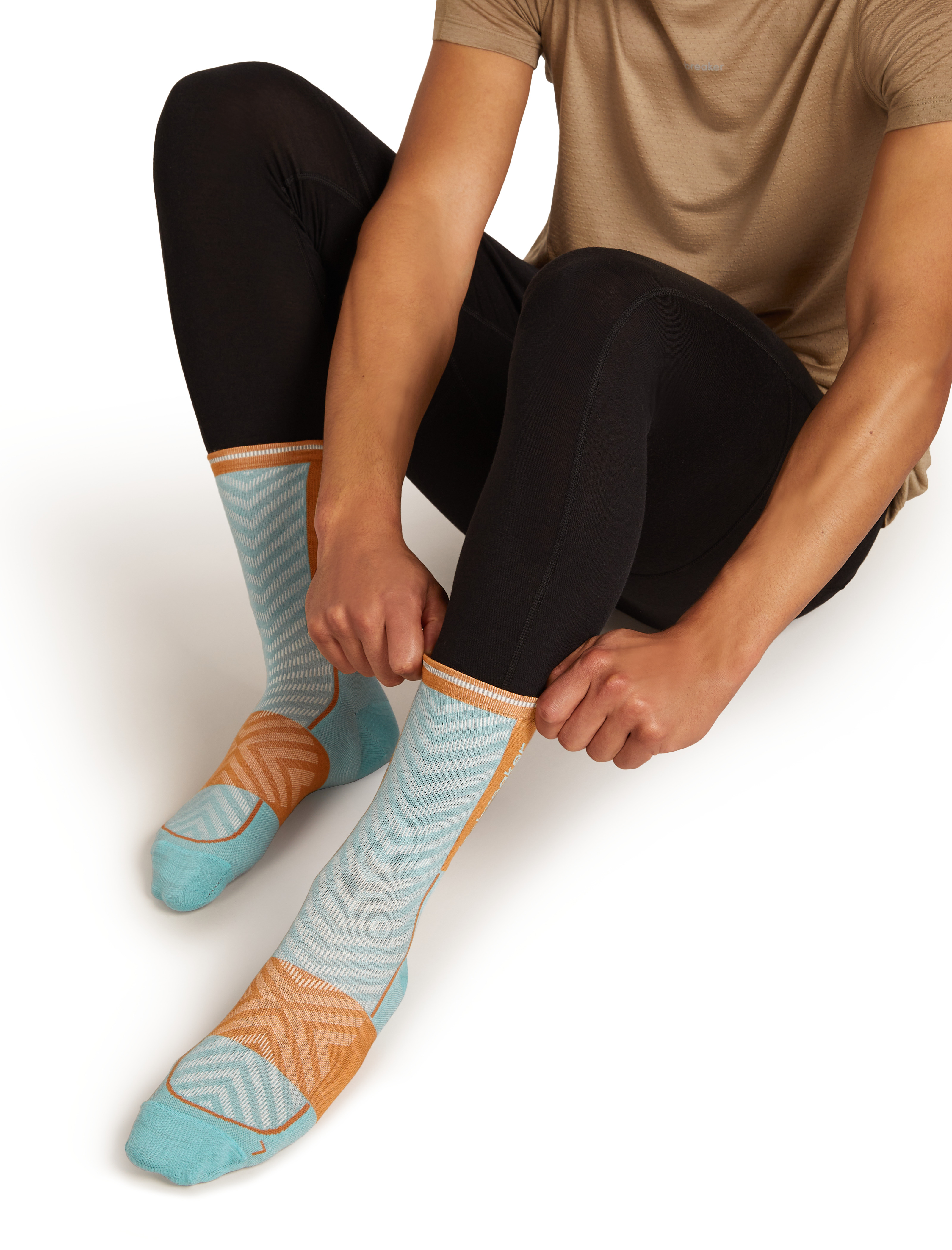 Men Merino Run  Ultralight Crew