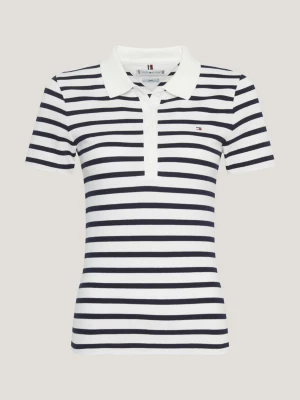 Polo listrada slim fit da coleção 1985