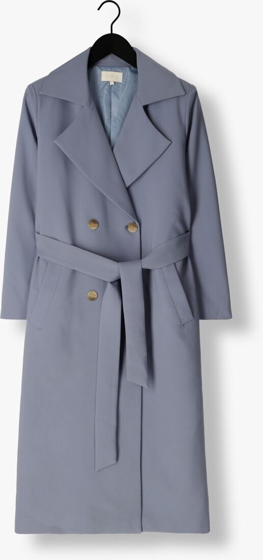 NOTRE-V lichtblauwe notre-v  nv-daron belted coat
