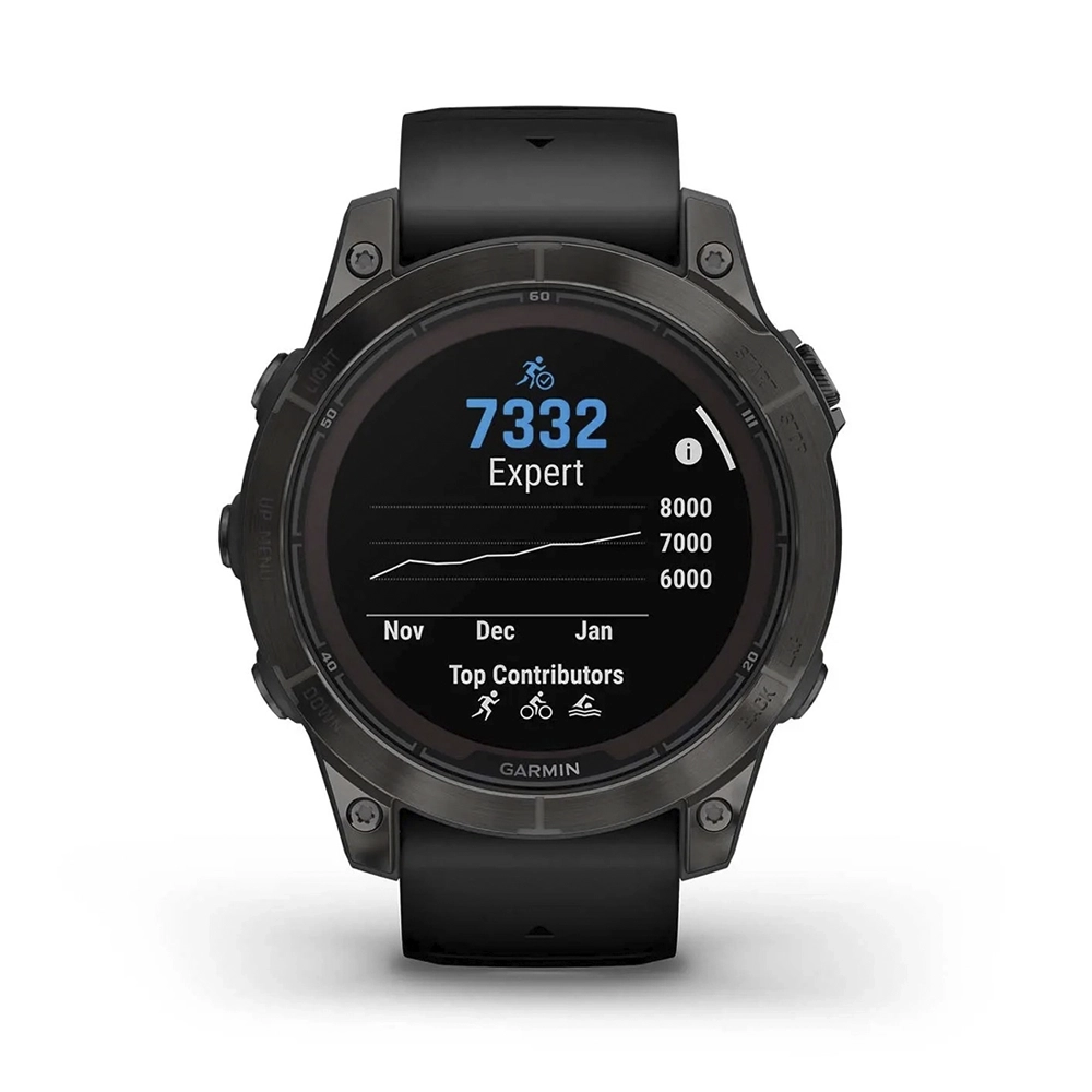 Garmin fenix 7 Pro Sapphire Solar Edition Smartwatch Schwarz/Carbongrau 47mm