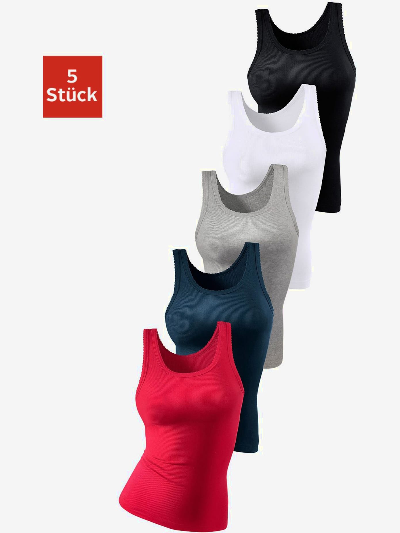 Chemise lot de 5 débardeurs pratique