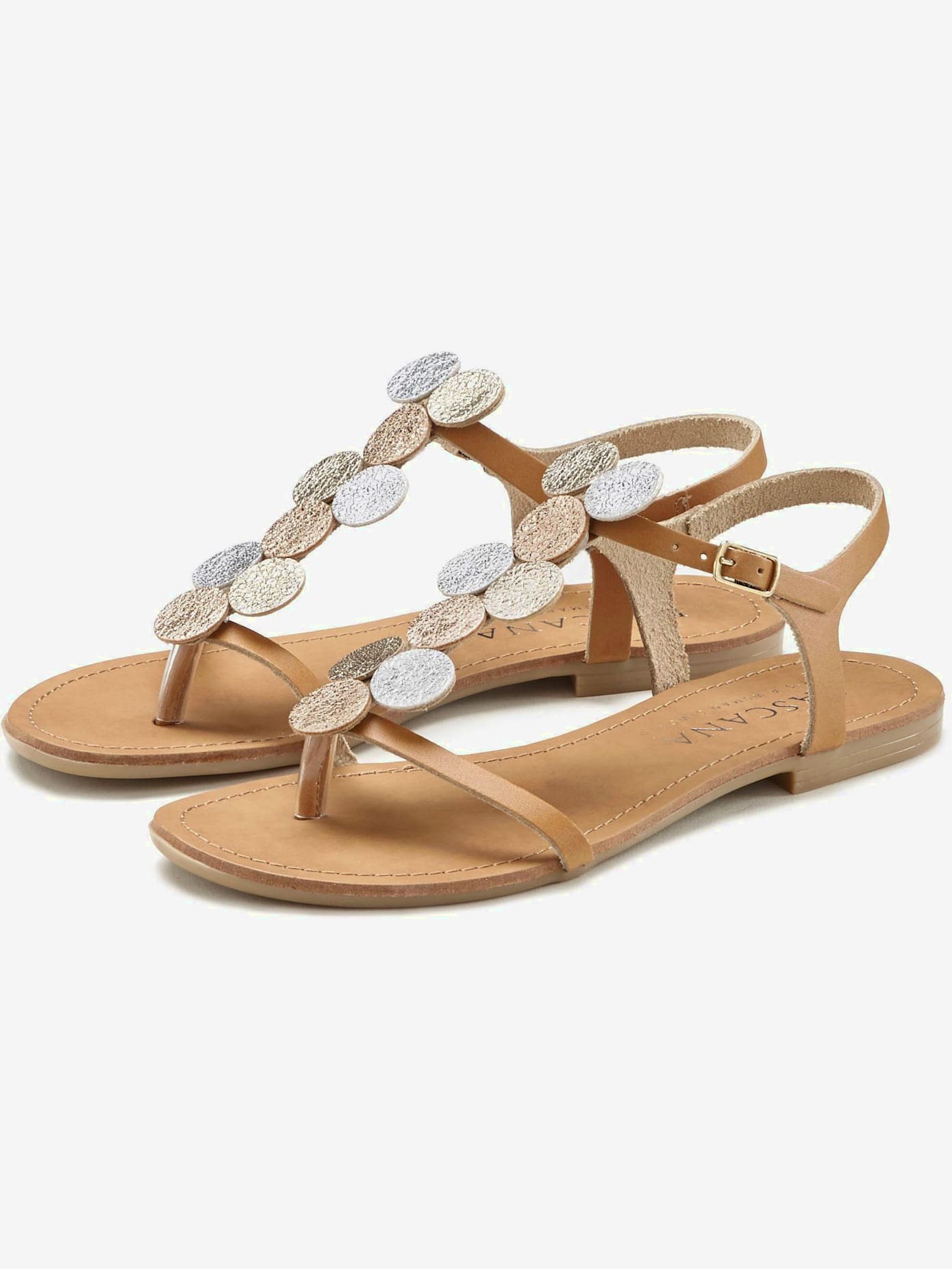Tongs sandales en cuir de qualité