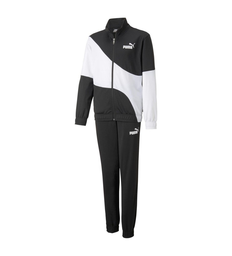 Conjunto de treino preto Puma Power Cat