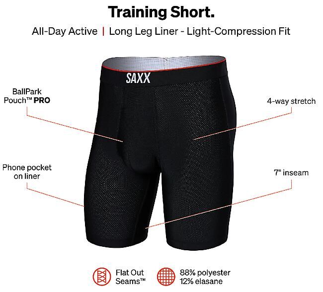 SAXX UNDERWEAR - BOXER TRAINNING SHORT