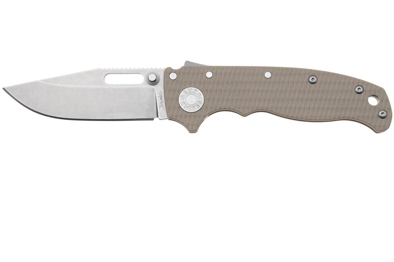 Demko Knives AD20.5 Shark-Lock CPM 3V Clip Point AD205-3V-CTCP Coyote G10, zakmes