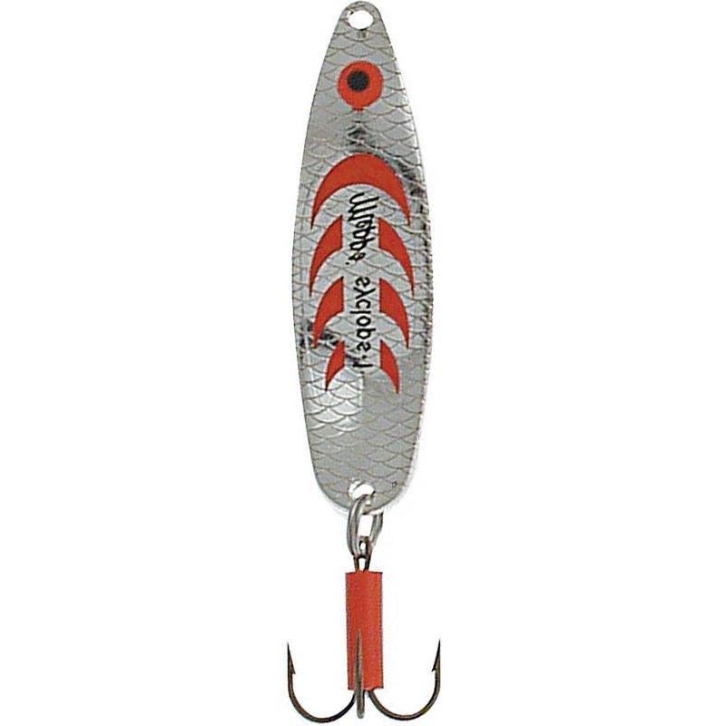 Cuiller Ondulante Mepps Syclops Argent Rouge