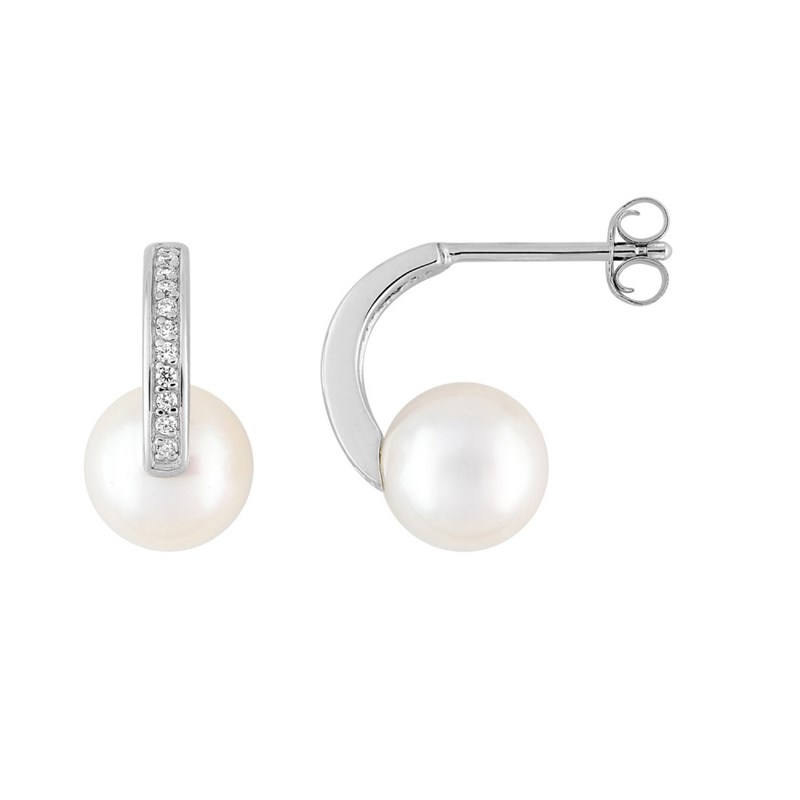 Boucles d'oreilles Femme - Oxyde de zirconium - Argent 925