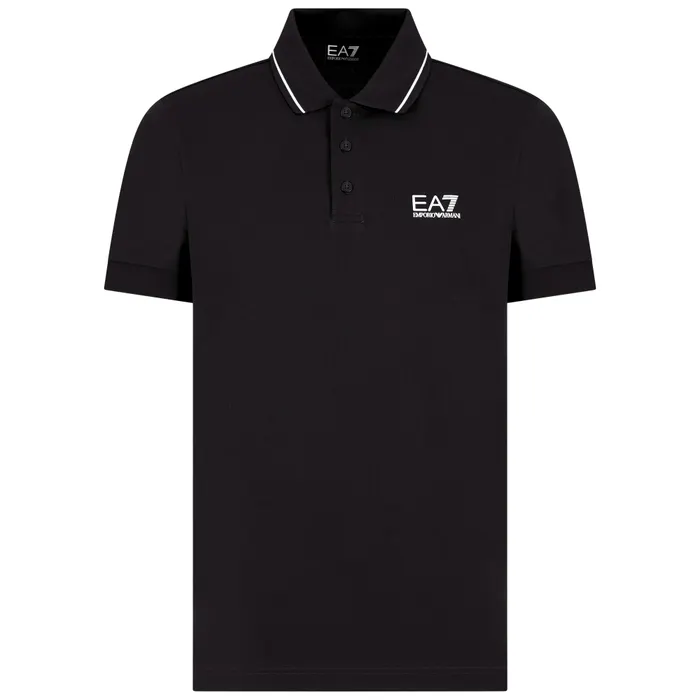 EA7 Core Identity Stretch-Cotton Piqué Polo Heren