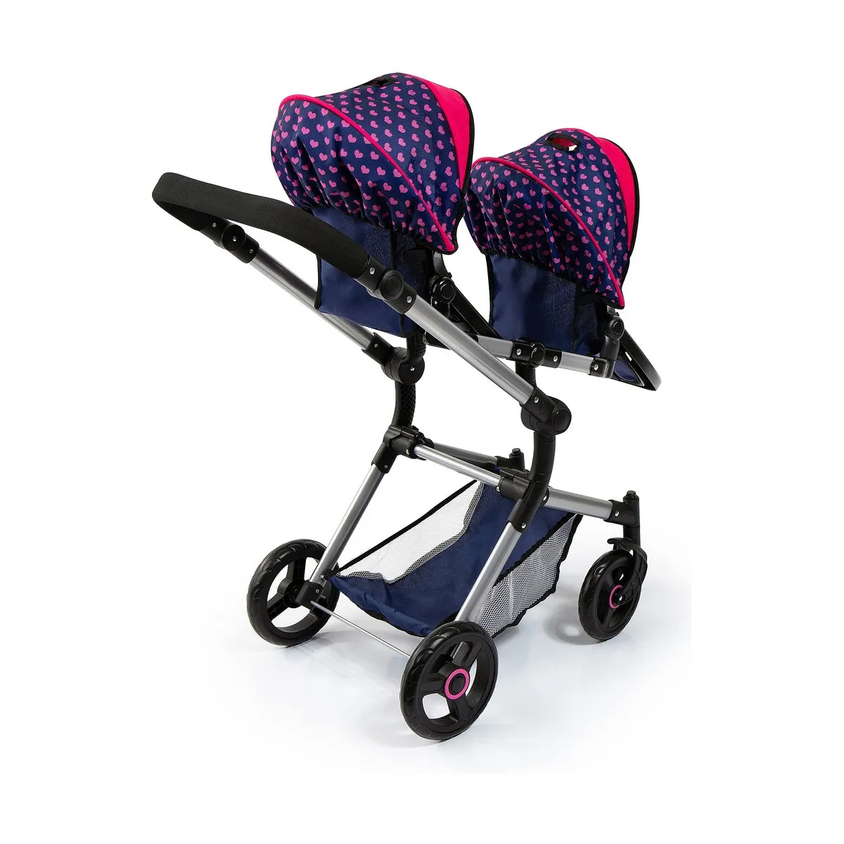 Reig Poussette pour poupées Bleu Twin
