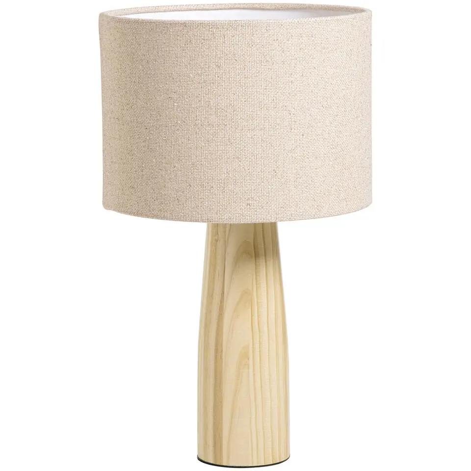 Lampenkap Luna cilinder naturel - 18xØ25 cm