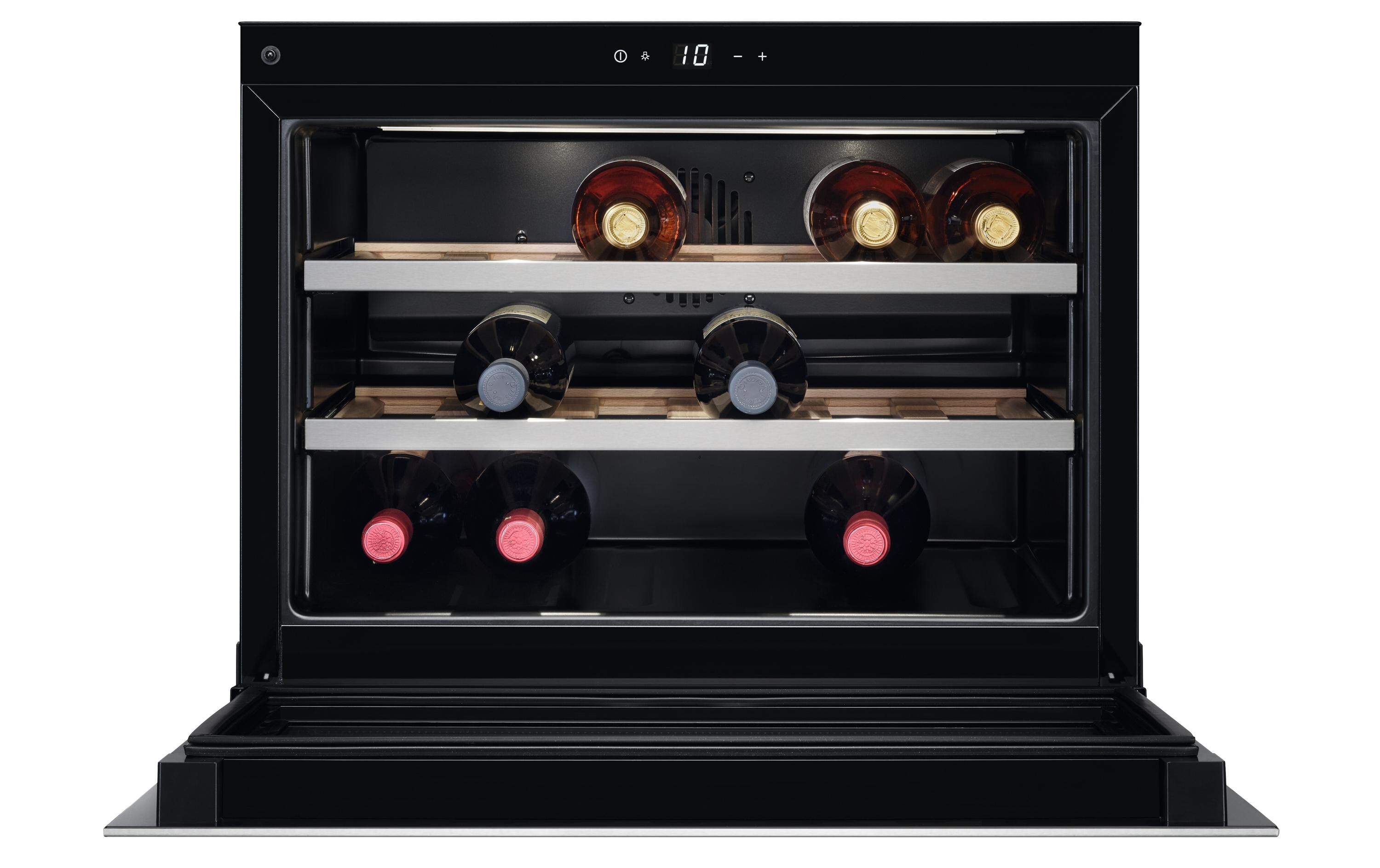 Einbauweinkühlschrank WK4PL10CN für bis zu 18 Flaschen<br>Weinkühler für den Einbau in einen Küchenschrank