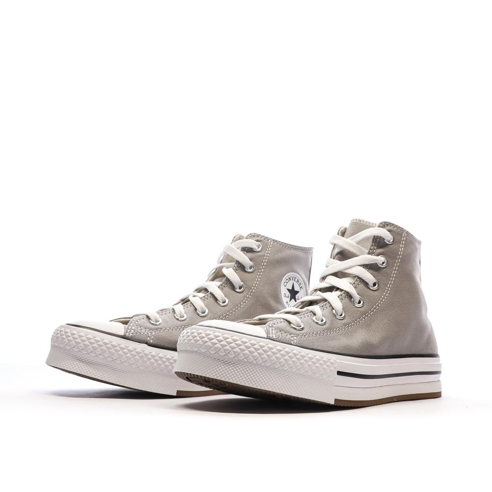 Converse Baskets Grises Femme/Fille Converse Chuck Taylor All Star Eva
