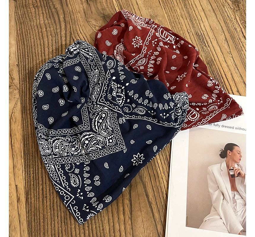 Cap Station - Paisley Print Bandana