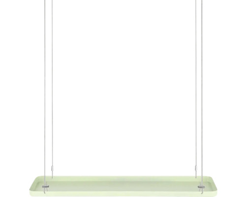 Esschert's Garden L tablethouder, 58 x 15 x 2 cm, metaal/kunststof, rechthoekig, groen