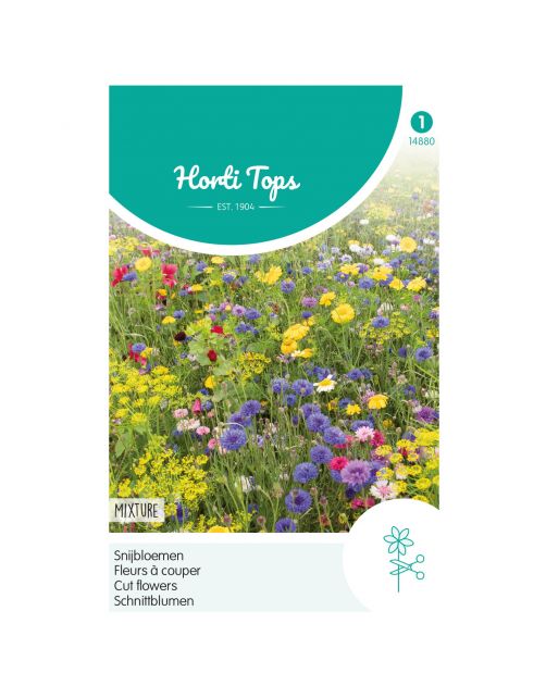 Hortitops Snijbloemenmengsel - Bloemenzaden - 1.5 g