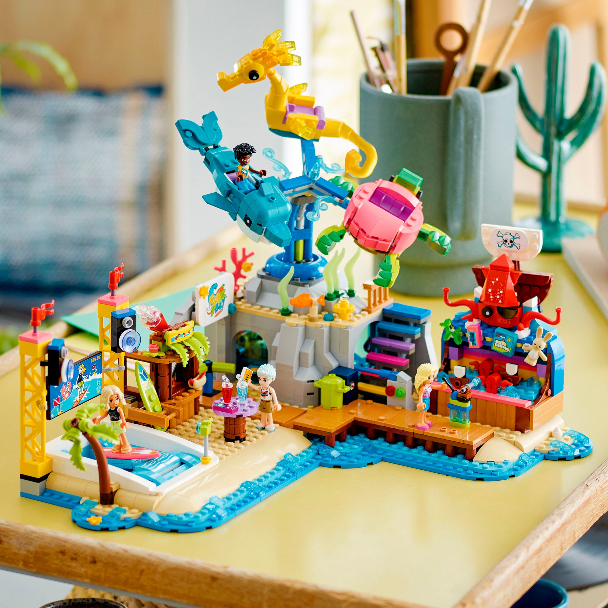 LEGO Konstruktionsspielzeug Friends Strand-Erlebnispark
