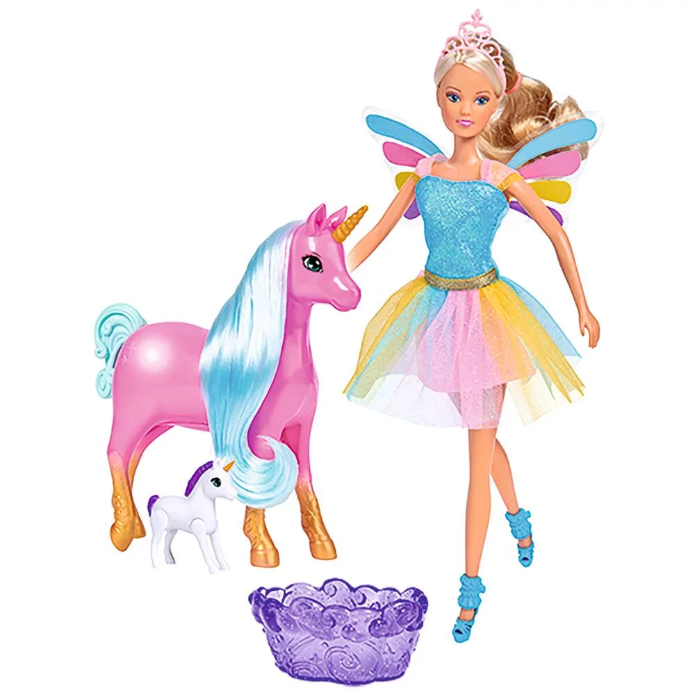 POUPEE STEFFI LOVE FEE 29 CM + LICORNE ENCEINTE