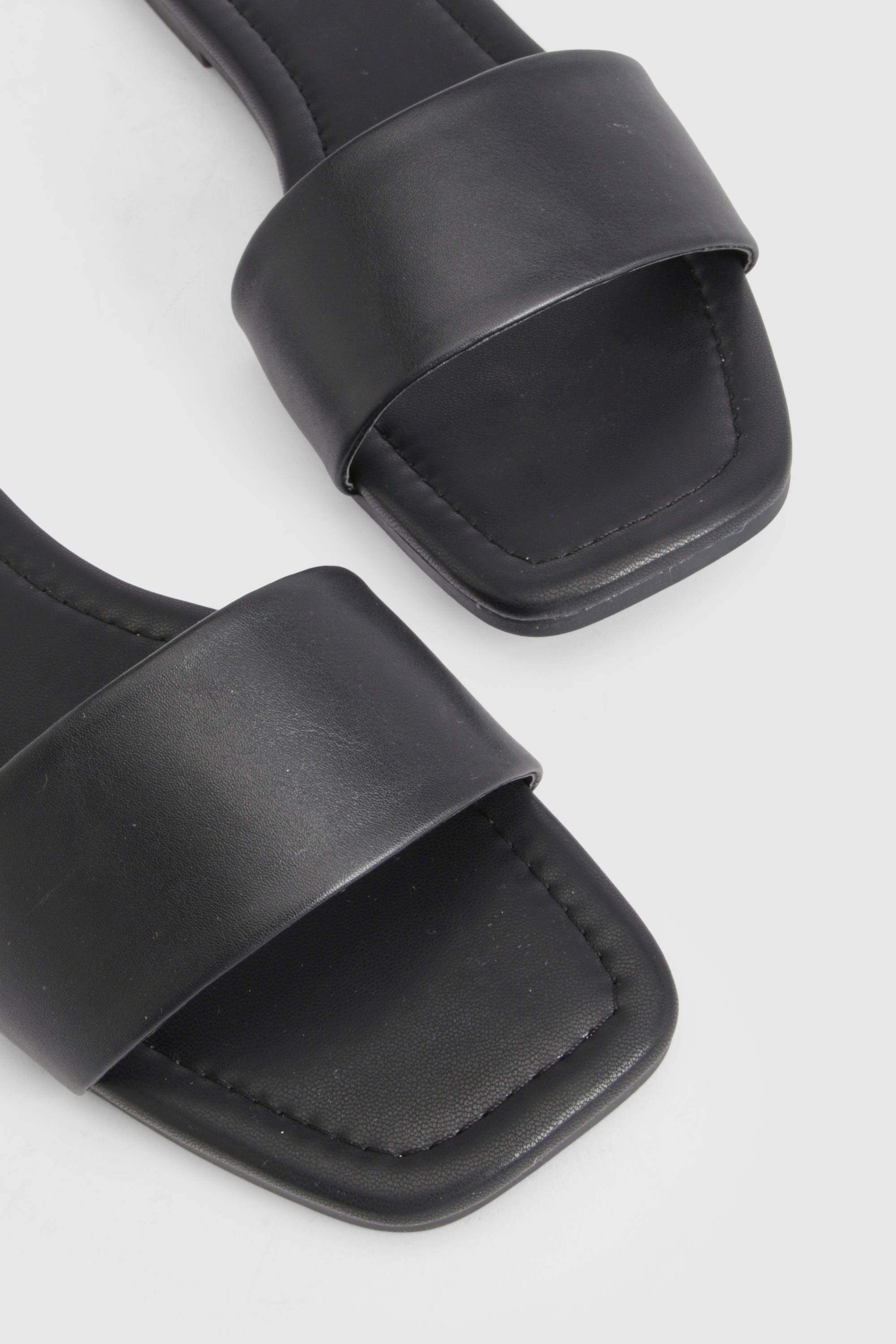 boohoo Mules Basiques À Bout Carré