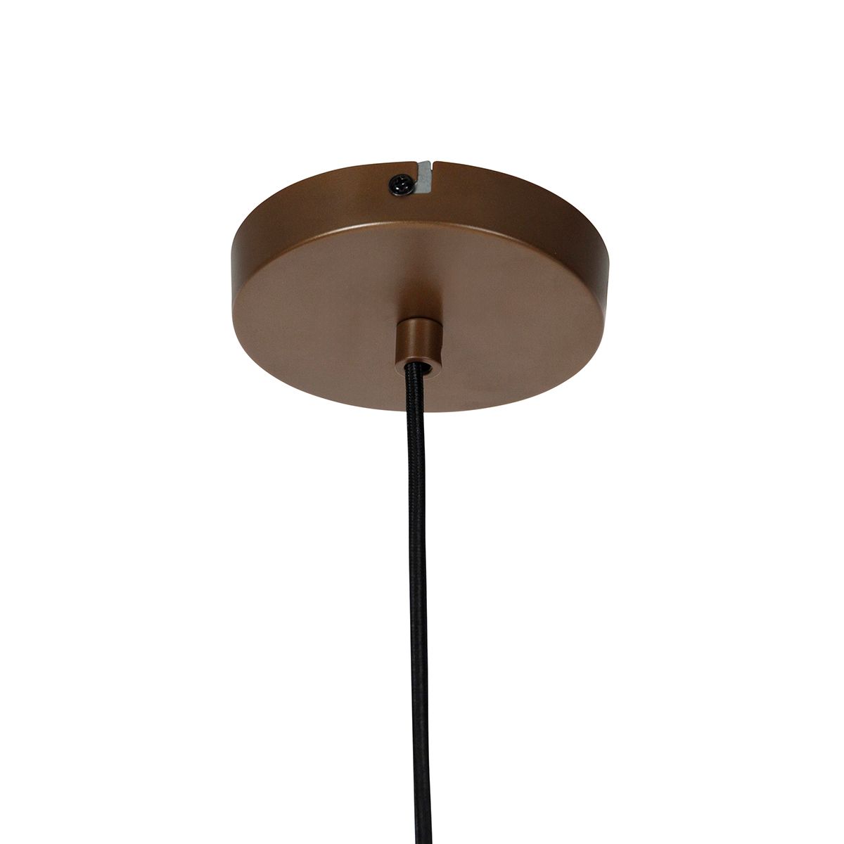 Industriële hanglamp donkerbrons 6-lichts - Sydney