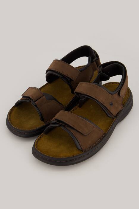 Sandale, Josef Seibel, echtes Leder, bis Gr. 50, braun | Ulla Popken
