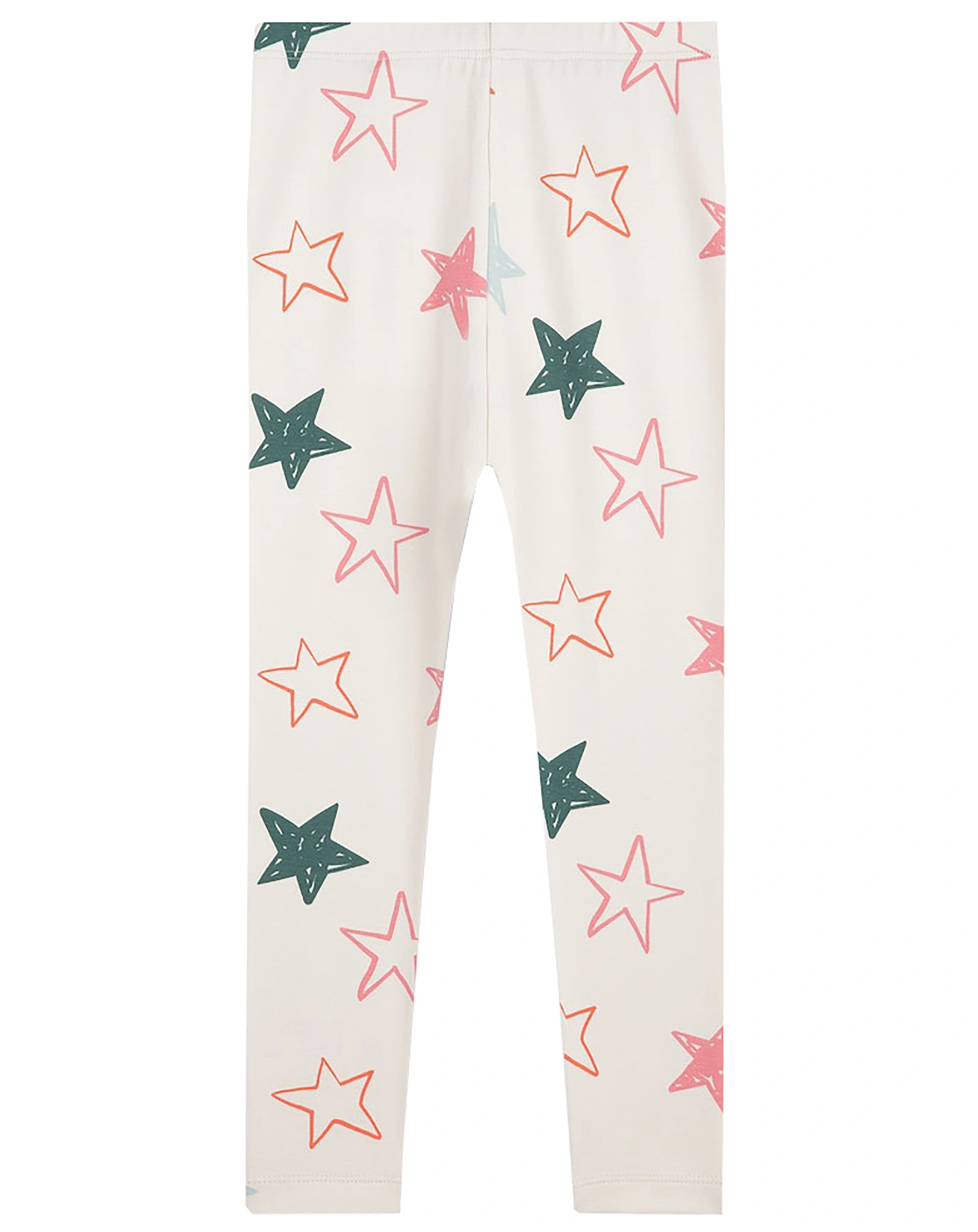 Leggings STARS AOP in kokos