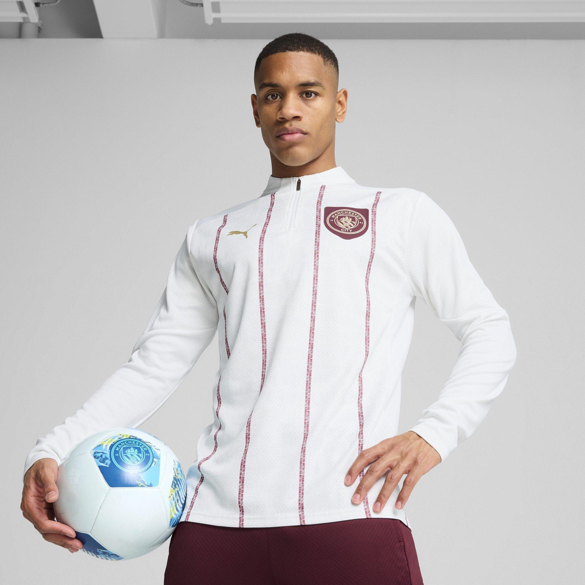 Puma Manchester City Pre MatchquarterZip Drill Top Adults
