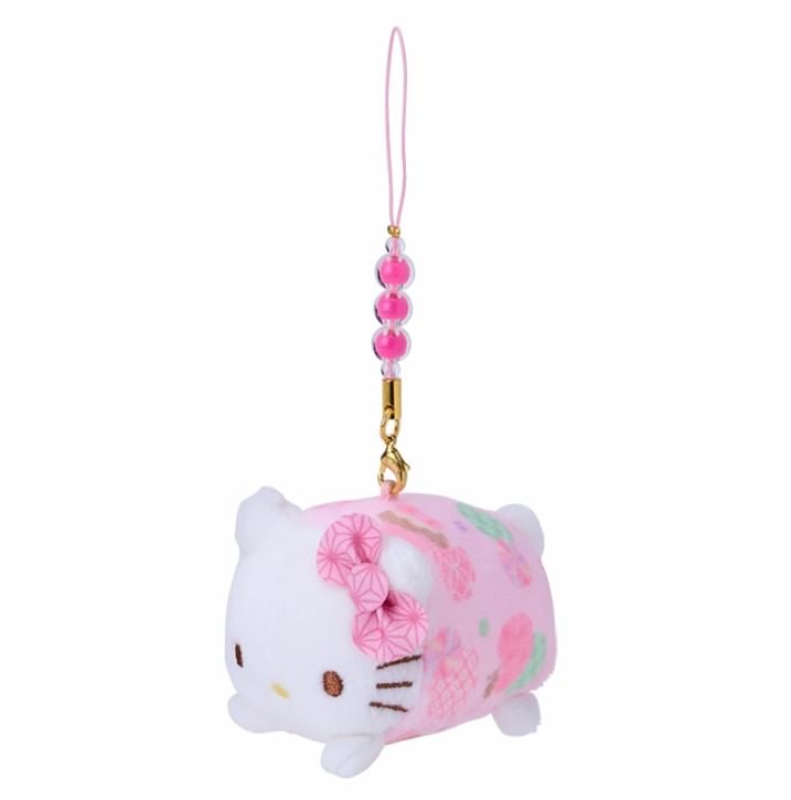 Sanrio - Hello Kitty mascotteriem / sleutelhanger (Nagomi Pastel-serie)