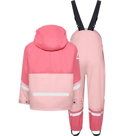 Didriksons Regenkleidung m. Träger - Waterman - Soft Pink