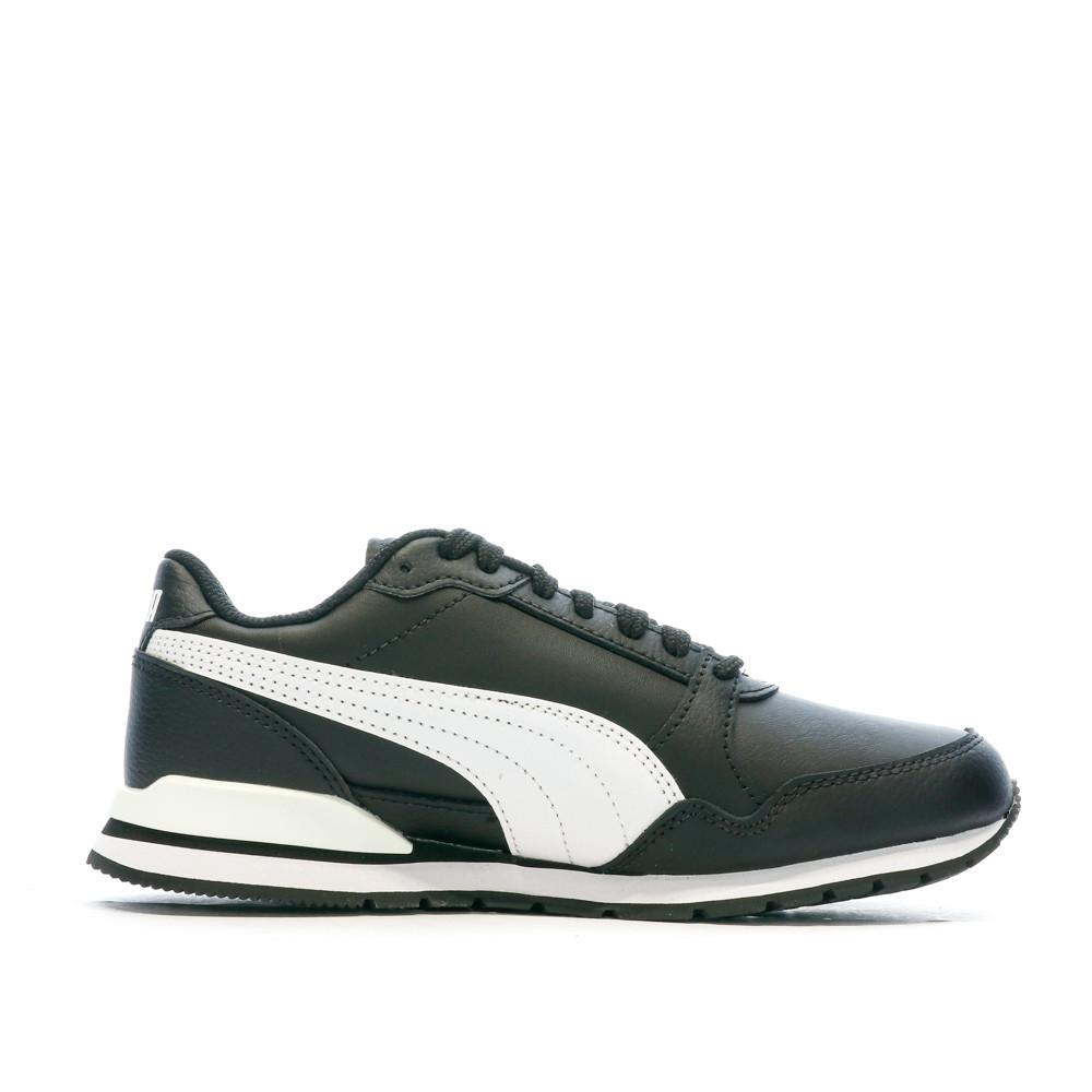 Puma Baskets Noires/Blanches Garçon Puma St Runner V3