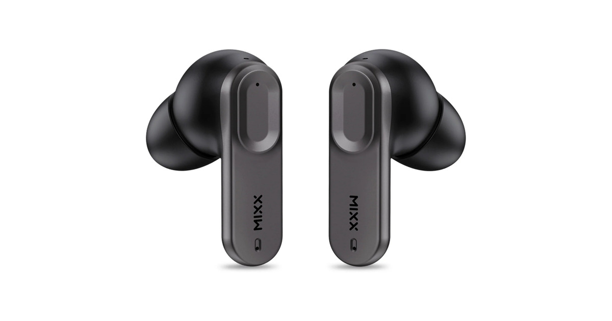MIXXStreamBuds Ultra ANC Noise Cancelling Earbuds in-ear oortjes  (Zwart)