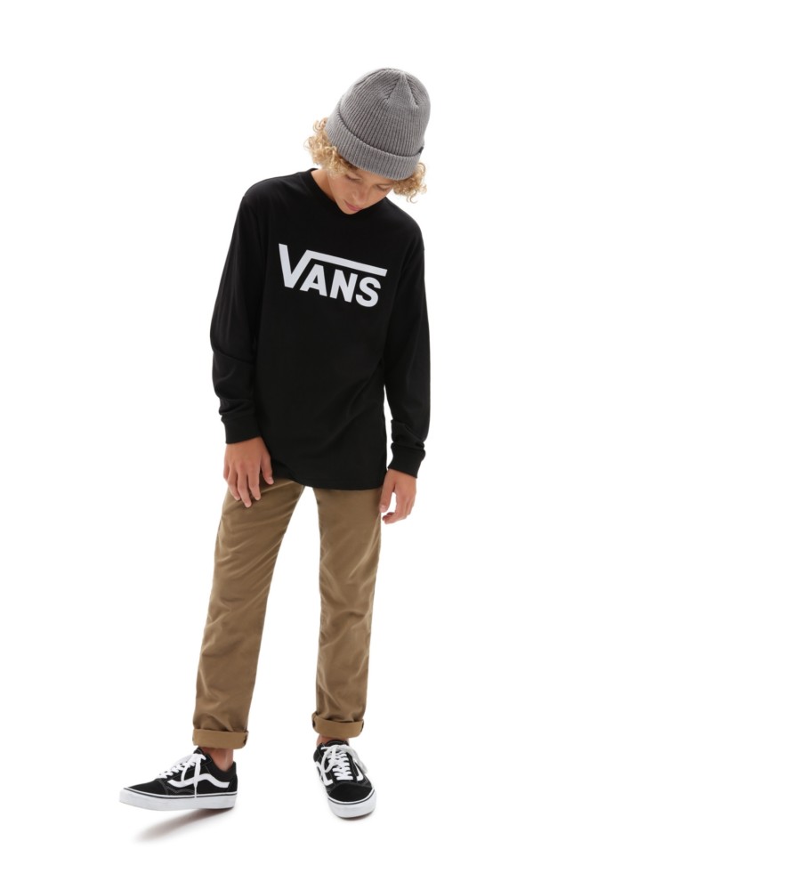 Camiseta Vans Classic Long preta