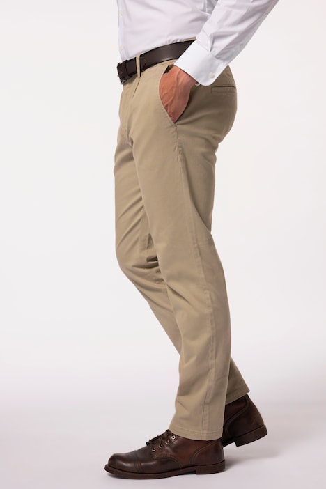 Chino FLEXNAMIC®, elastischer Bund, Bundfalte, Modern Straight Fit
