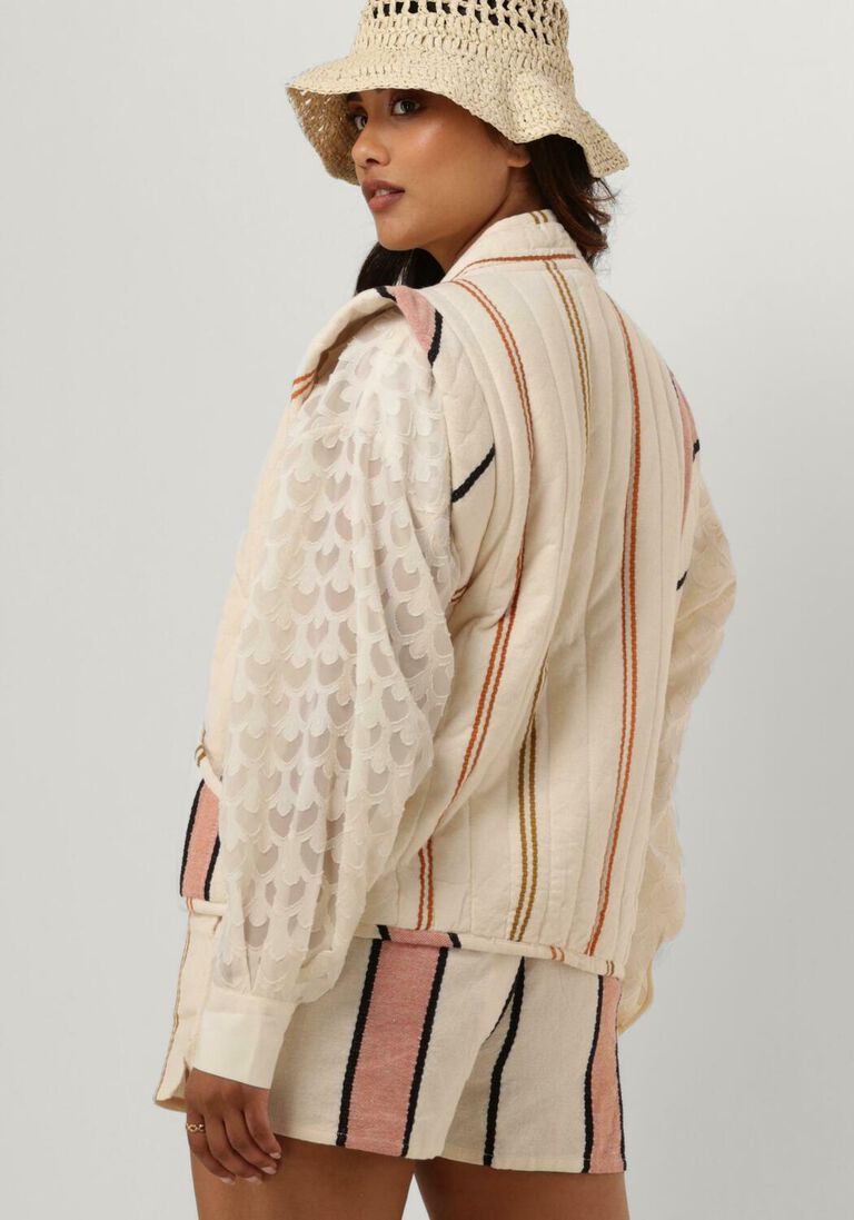 BY-BAR beige by-bar gilet isla antic jacket