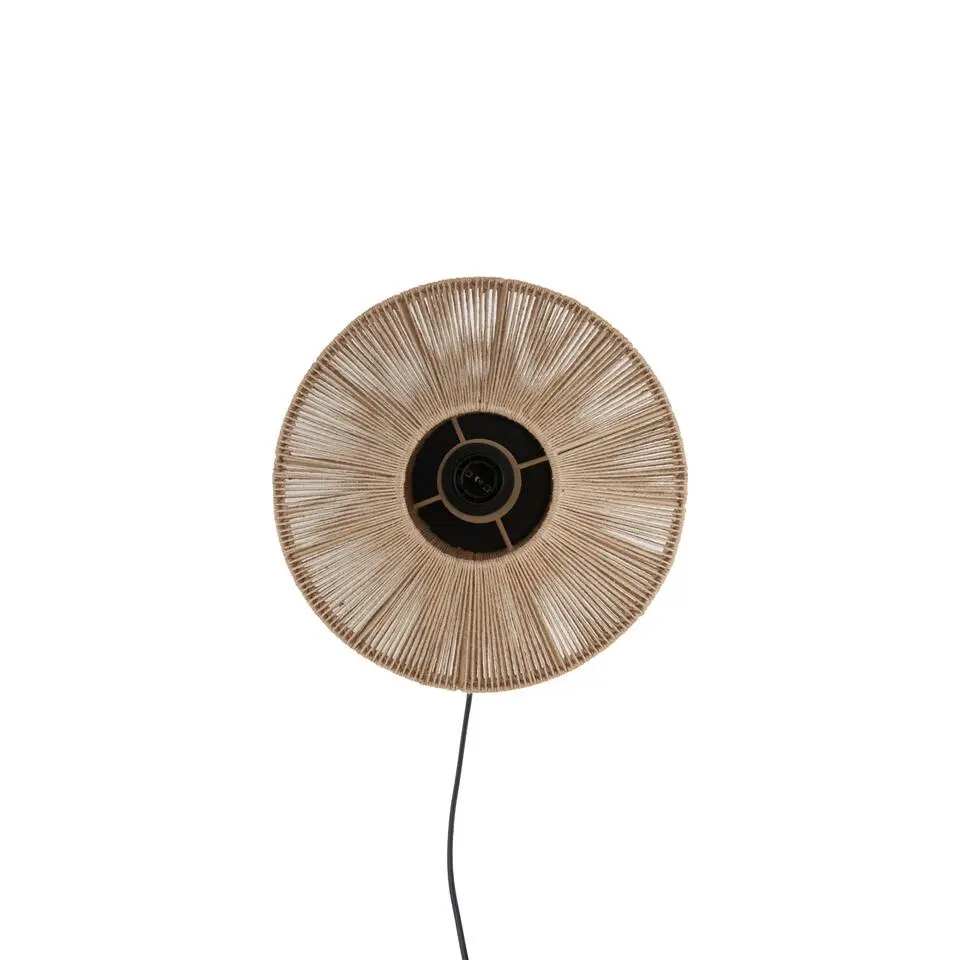 Wandlamp Lyra - Bruin - Ø31cm